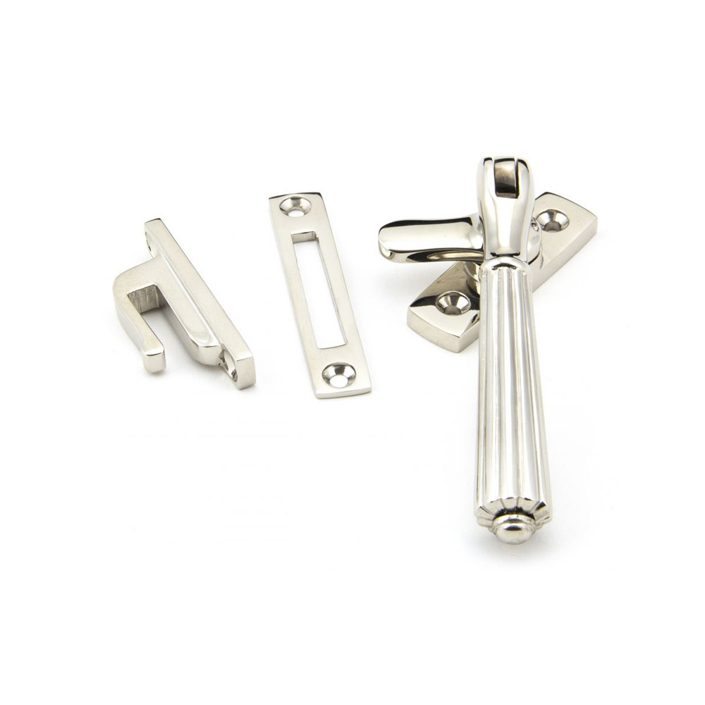 From the Anvil Hinton Window Fastener - Polished Nickel (Locking)
